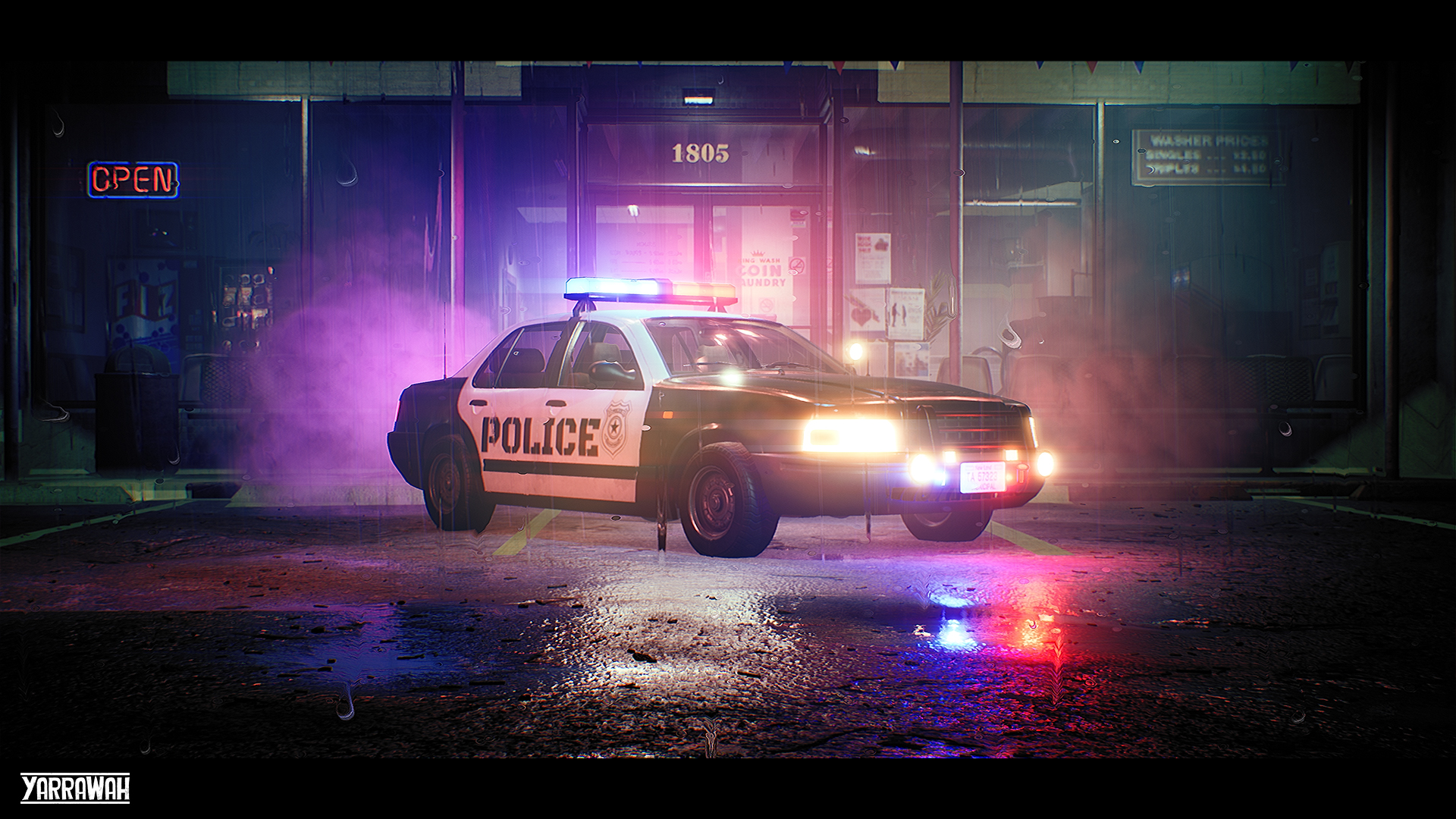 Police Car- Premium- Drivable and Interactable UE5虚幻5.1-图2