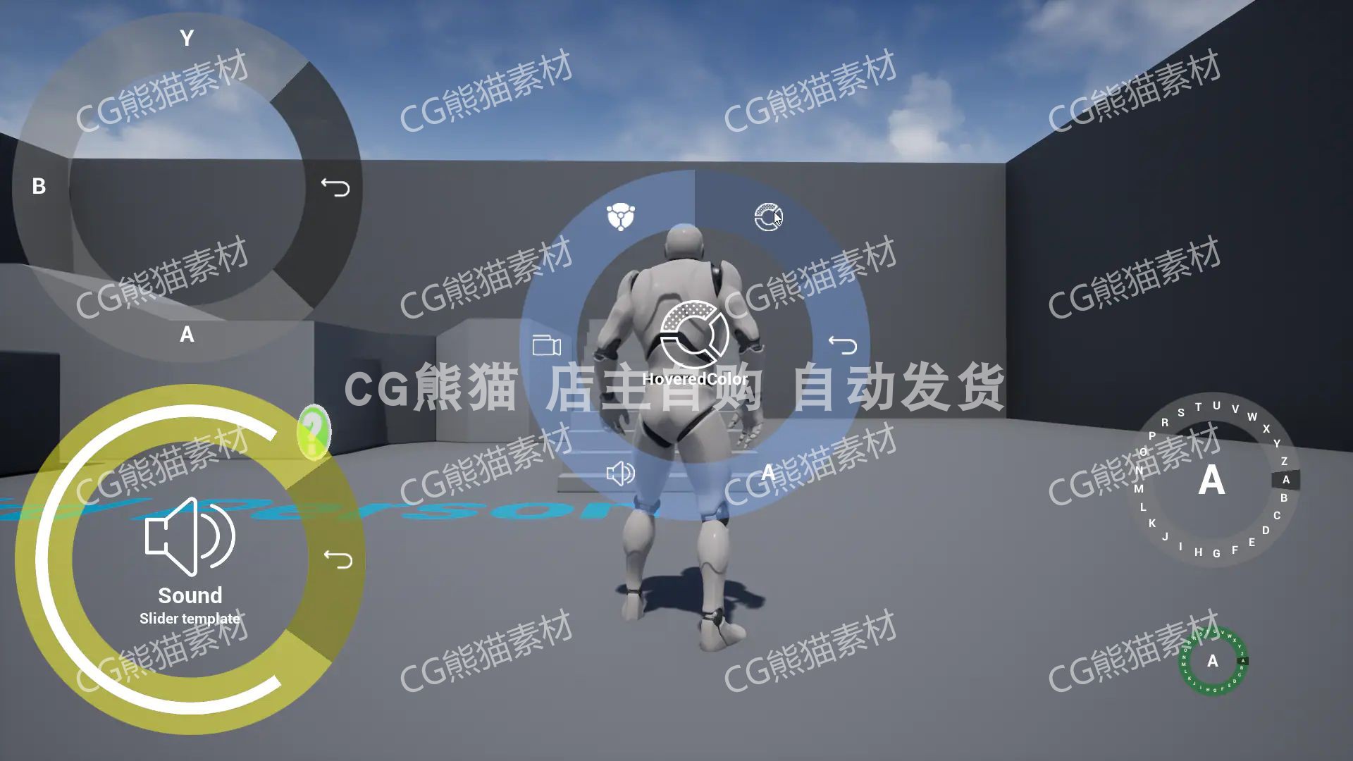 UE4虚幻5 Dynamic PIE Menu 圆形环形图饼蓝图菜单蓝图 - 图1