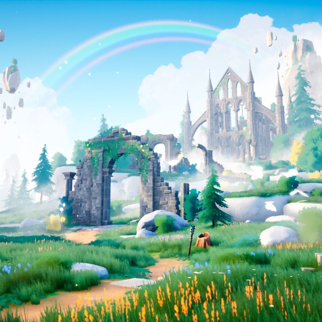 UE4虚幻5 Stylized Ruins 风格化古迹遗迹废墟场景,淘宝优惠券,粉丝福利购,淘宝优惠卷