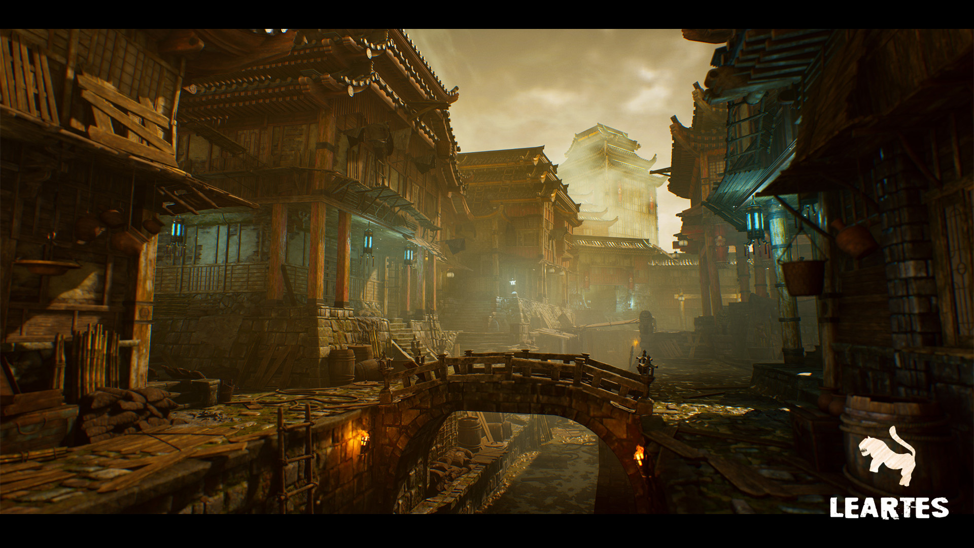 UE4虚幻5 Asian Canal Environment 亚洲古代新加坡运河场景 - 图2