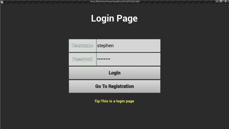 UE5.1虚幻5.1 Compact Login System 紧凑的登录系统 - 图0