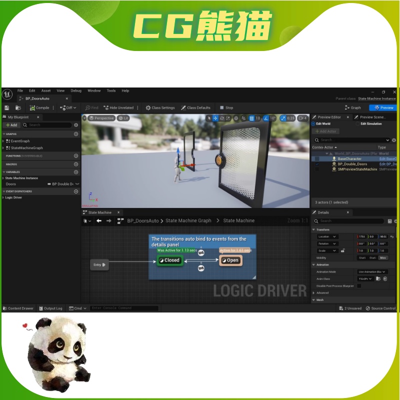 UE5虚幻5.3 Logic Driver Pro Indie - Dialogue, Quests V2.8.0 - 图0