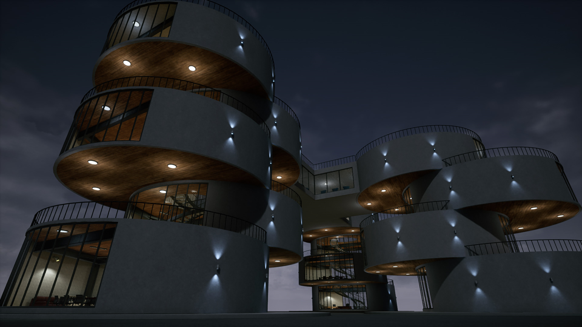 UE4虚幻5 Research Center 01 研究中心建筑场景 - 图0