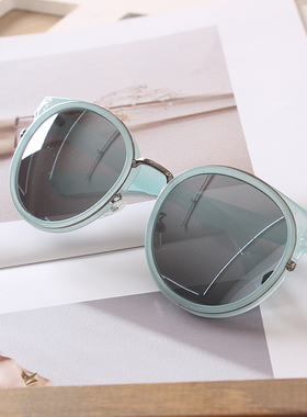防紫外线UV时尚复古女墨镜太阳镜