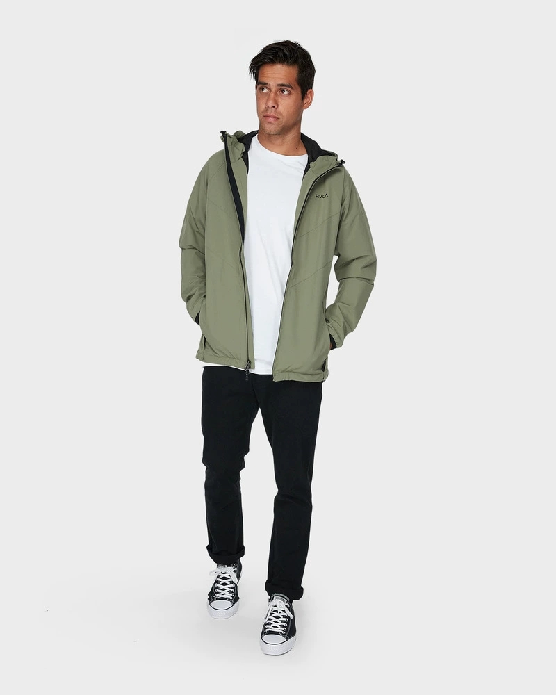 Rvca VA WINDBREAKER JACKET夹克风衣外套防水原包装吊牌齐全-图3