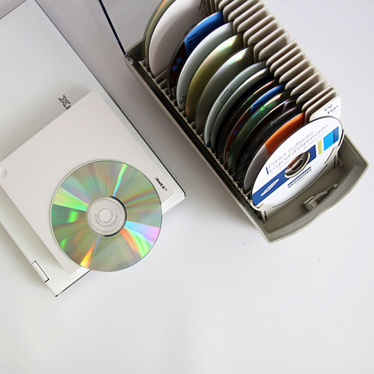 安尚光盘盒盒高档大容量光碟收纳创意标签检索50片cd收纳册cd碟片