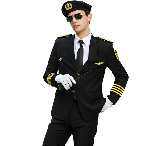 新式保安制服春秋礼宾服装形象岗安保物业酒店房地产工作服套装男 - 图3