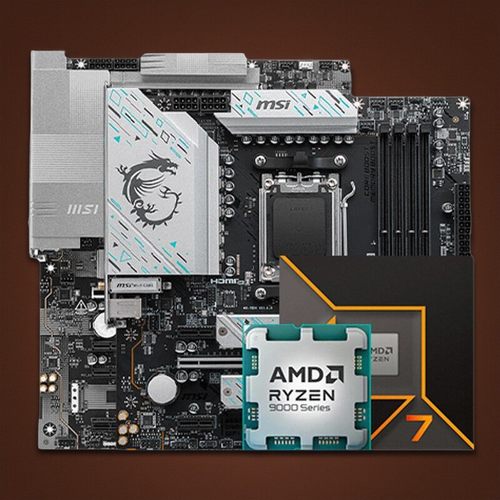 AMD锐龙7700/9700X/8700G微星迫击炮B650MB850M迫击炮主板CPU套装 - 图0