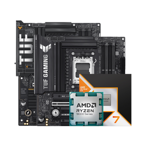 AMD锐龙7 9800X3D/7800X3D/9700X华硕B850M重炮手X870主板CPU套装 - 图3