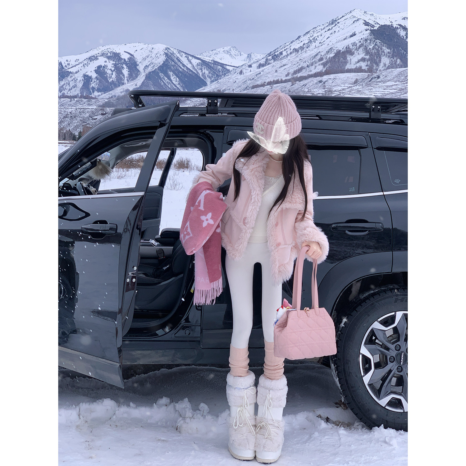 Sun雅乔【舒芙蕾】冬季加厚保暖仿羊羔毛麂皮绒皮毛一体短外套女,淘宝优惠券,粉丝福利购,淘宝优惠卷