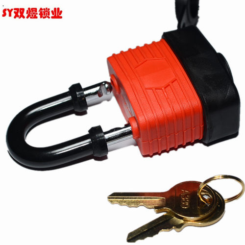 不锈钢锁头防盗防水电力挂锁铜芯户外挂锁防雨防锈锁车船车位门锁 - 图0