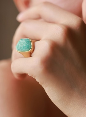 天河石神庙物语尼罗河蓝复古手工