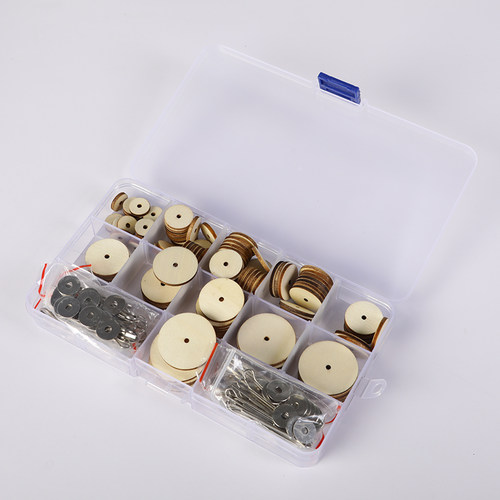 泰迪熊关节配件 DIY手工木质可旋转钉梢关节 小熊接合栓毛绒公仔 - 图3