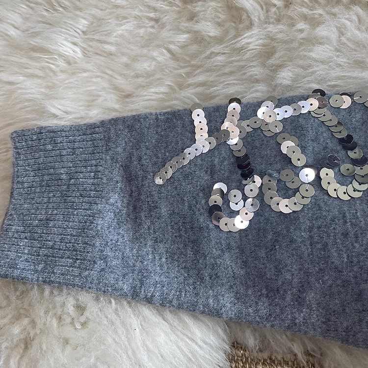 大牌厚100纯羊绒衫女士毛衣秋冬洋气宽松亮片高档低领羊绒打底衫,淘宝优惠券,粉丝福利购,淘宝优惠卷