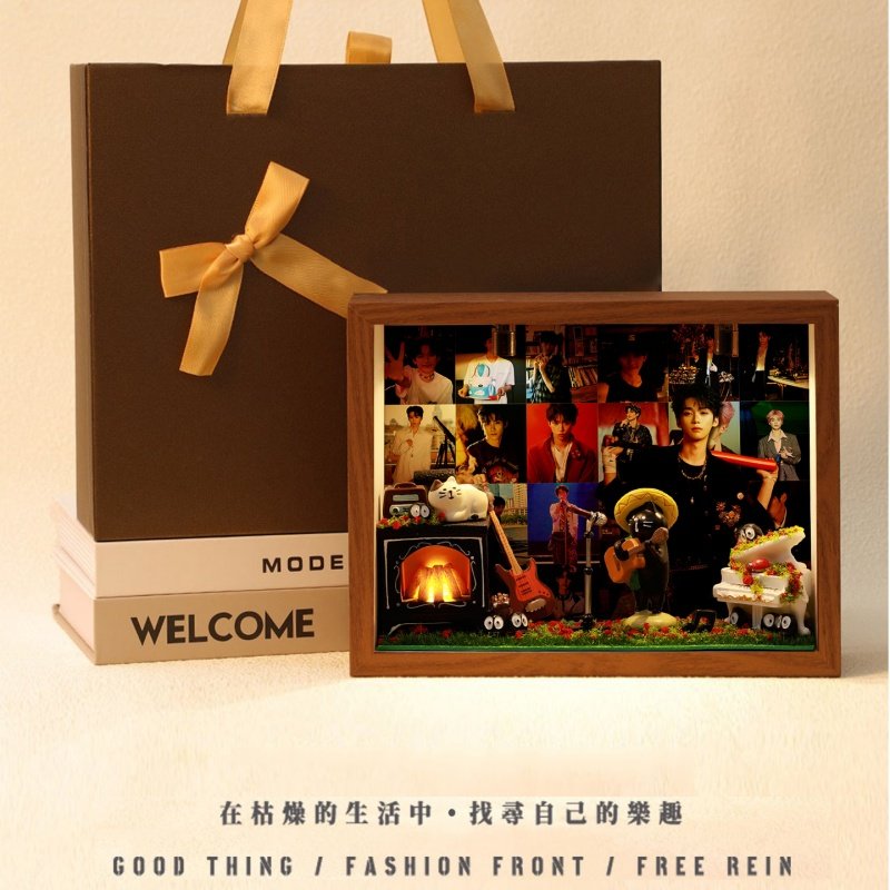 梓渝明星周边相框礼物生日创意玄关收纳摆件桌面卧室礼品演唱会,淘宝优惠券,粉丝福利购,淘宝优惠卷