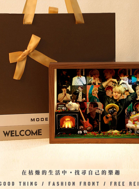 边伯贤周边相框礼物生日创意玄关收纳摆件桌面卧室礼品明星演唱会