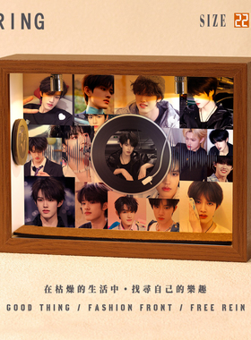 张极周边音乐专辑相框创意桌面礼物造景摆件生日礼品送男生女生