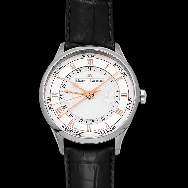 Maurice Lacroix艾美 匠心五针同轴瑞士自动机械商务男手表MP6507 - 图2