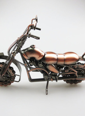 特大号铁艺摩托车模型金属工艺品欧式高档家居摆件装饰品创意礼品