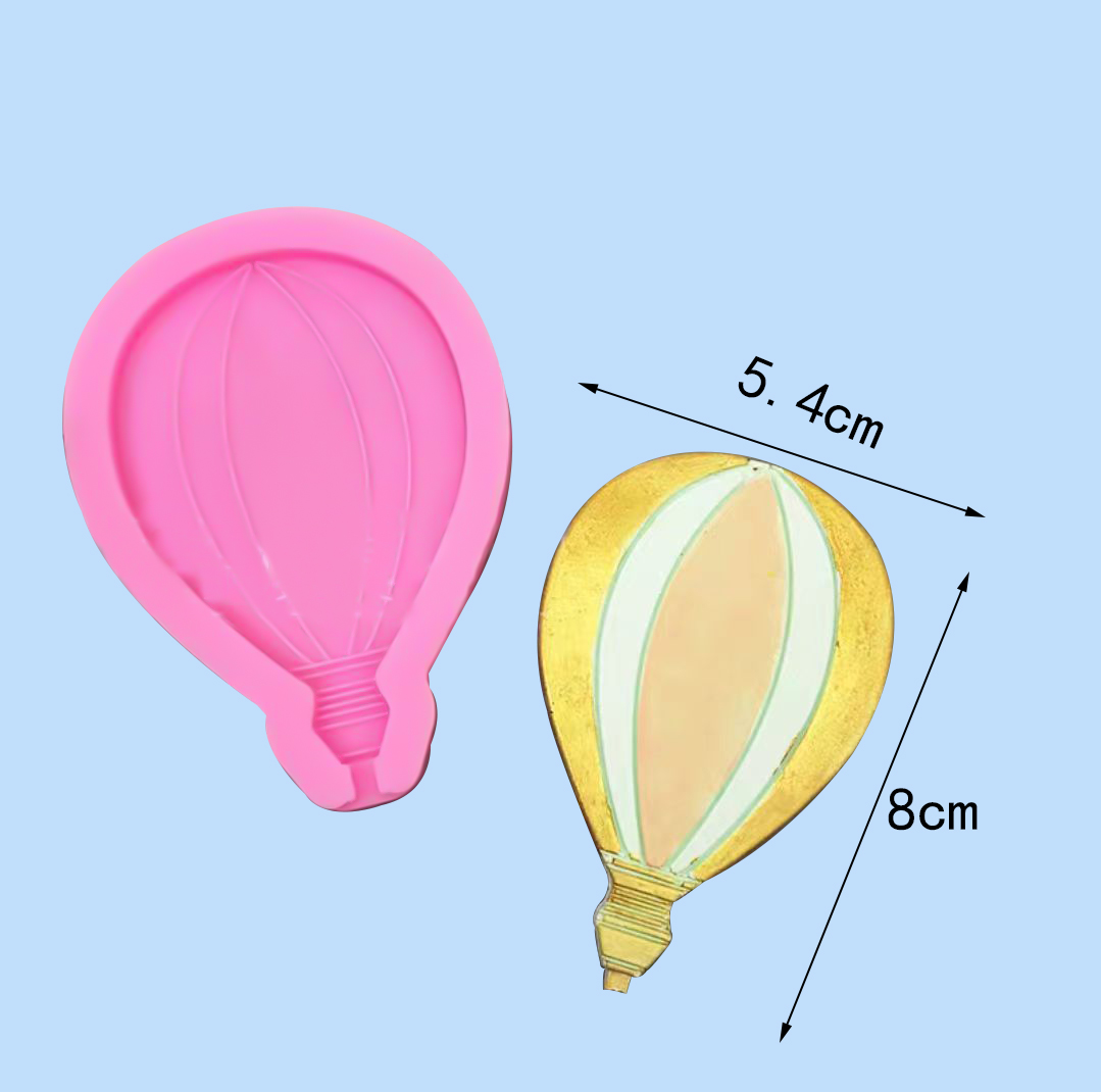 星星云朵气球风车蛋糕插件硅胶模具装饰巧克力翻糖模具DIY烘培 - 图1