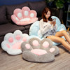 Japanese cat paw cushion cushion integrated office? chair cushion student chair cushion cute bear paw backrest bay window cushion
