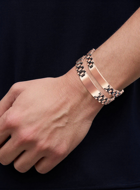 Wollet沃蕾特欧美男士纯铜手镯