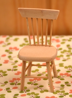 diy迷你木制小家具娃娃屋