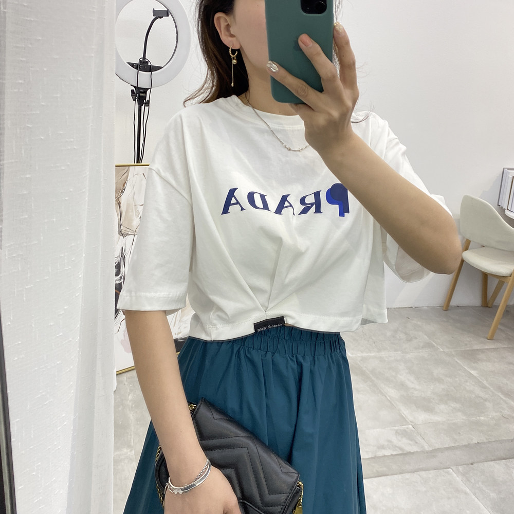 s she2020夏季新款韩版垫肩打底衫 朱朱家美衣T恤