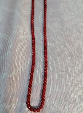 红蓝色项链多圈手链108颗6-8mm佛珠项链多圈多链自掌眼喜欢拍