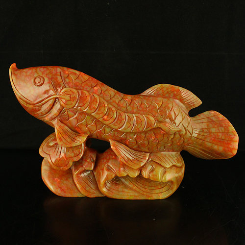 一口价 天然 仿古岫玉 精美 摆件 金玉满堂 包邮 - 图2