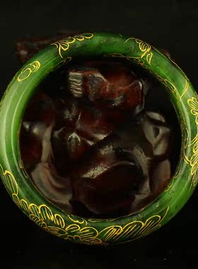 一口价天然新疆和田玉碧玉精工打磨 手镯 送证书 包邮