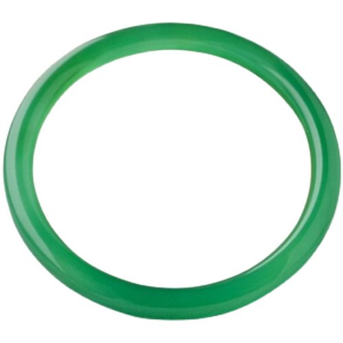 天然冰种菠菜绿玉髓手镯女巴西料帝王绿玛瑙玉镯宽10mm圆条旺夫镯 - 图3