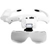 Head-mounted reading high-definition repair magnifying glass with light, handmade
