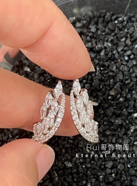 蹦迪闪钻锆石网红同款可调节戒指