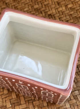 外贸陶瓷摆件装饰品小房子收纳储物存钱罐陶瓷摆件装饰物零食罐