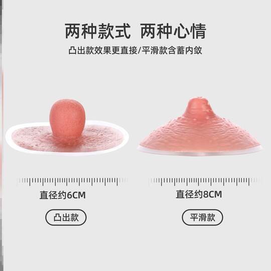 乳头贴性感超薄乳晕粉嫩情趣大胸乳贴变自粘男士哺乳一次性胸贴女