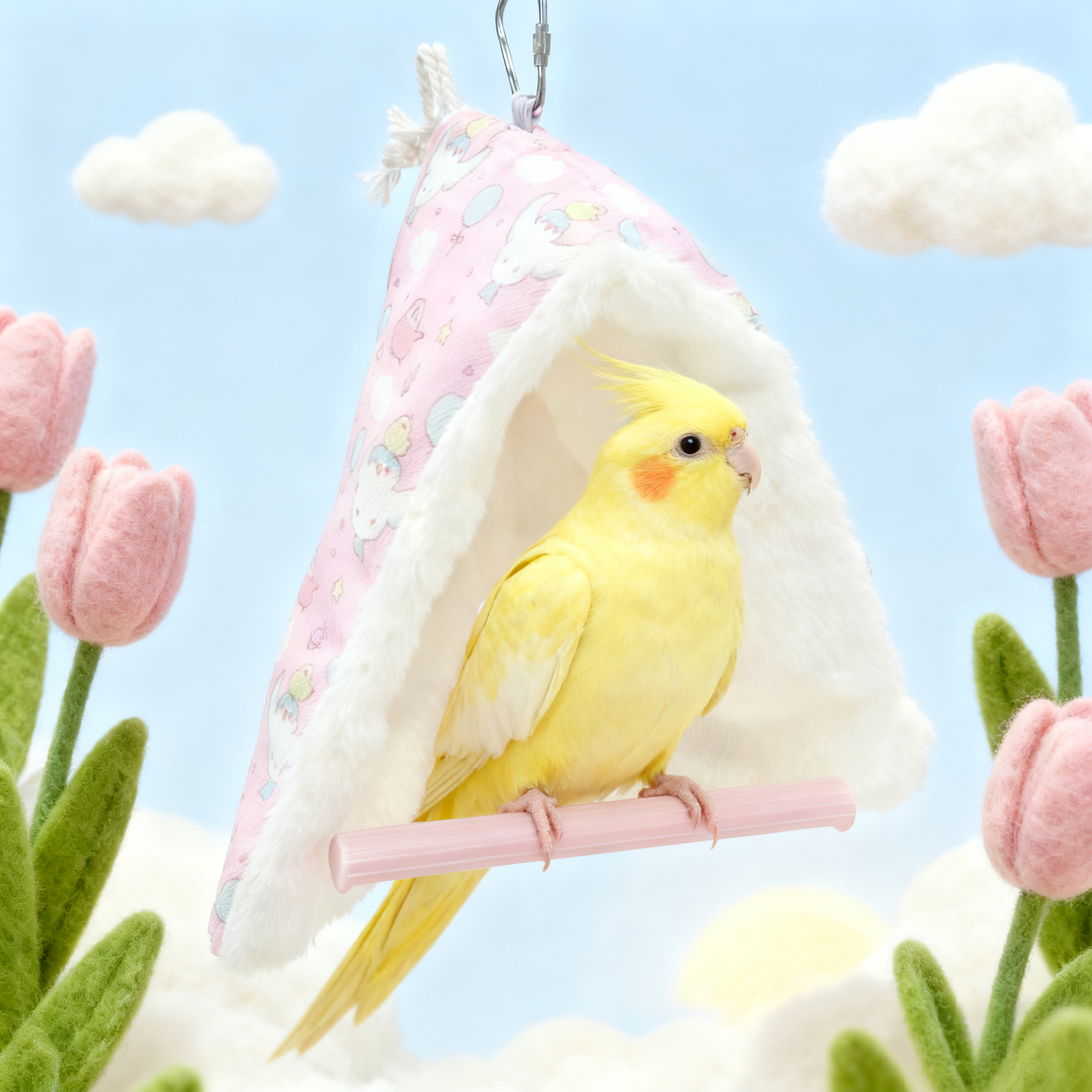 刺星球鹦鹉帽子斗篷棉窝加绒鸟窝悬挂冬季加厚保暖窝玄凤和尚牡丹,淘宝优惠券,粉丝福利购,淘宝优惠卷