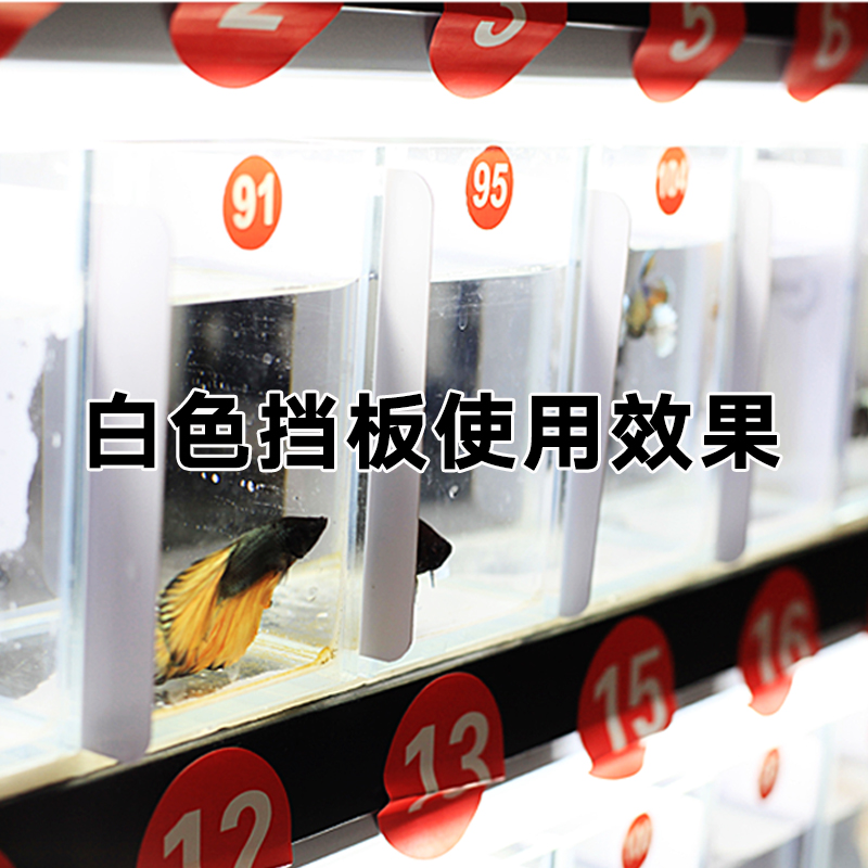 斗鱼隔板鱼缸挡板超白缸阻隔板斗鱼视线阻隔休息板可裁剪防摔包邮,淘宝优惠券,粉丝福利购,淘宝优惠卷