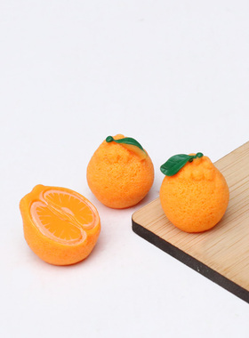 可爱微缩草莓菠萝榴莲模型小摆件