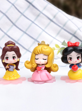 女孩手办模型盲盒白雪公主摆件