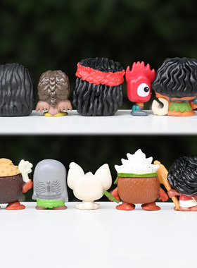 Q版潮玩卡通动漫原始人盲盒公仔