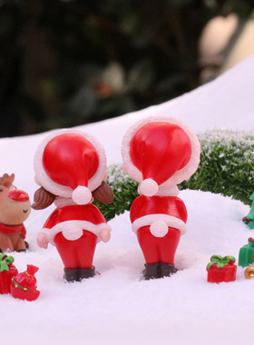 圣诞节人偶手办diy材料蛋糕摆件