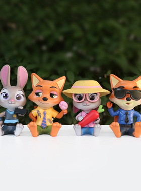 可爱卡通疯狂动物狐狸小兔子盲盒