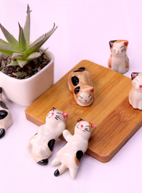 少女心猫咪可爱风盆栽鱼缸装饰品