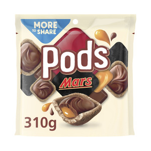 澳洲代购直邮 Mars 玛氏Pods 国民巧克力牛奶夹心脆粒酥巧饼 160g - 图2