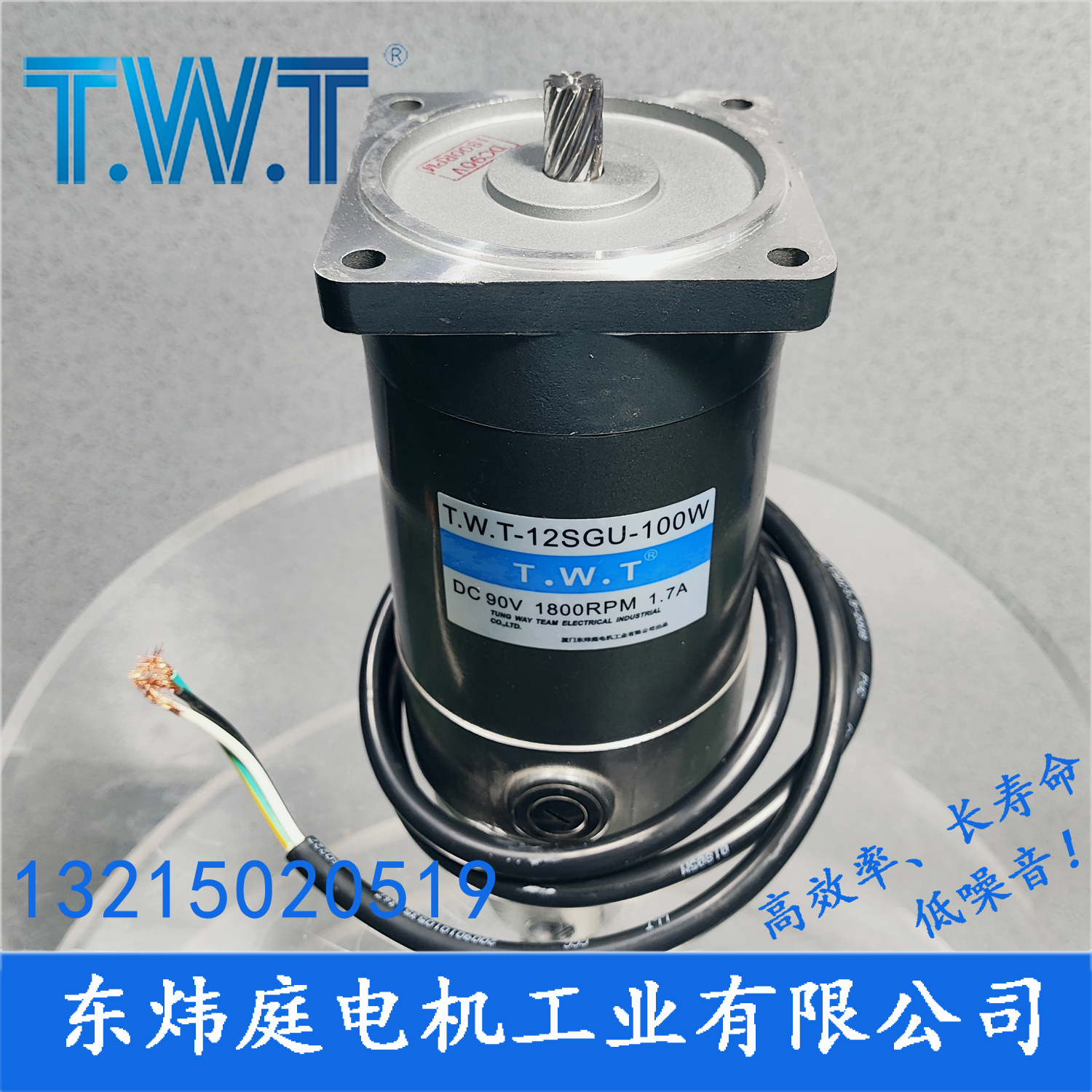 TWT电机 12SGU-100W直流电机 12SP 24V 90V台湾东炜庭电机 - 图0