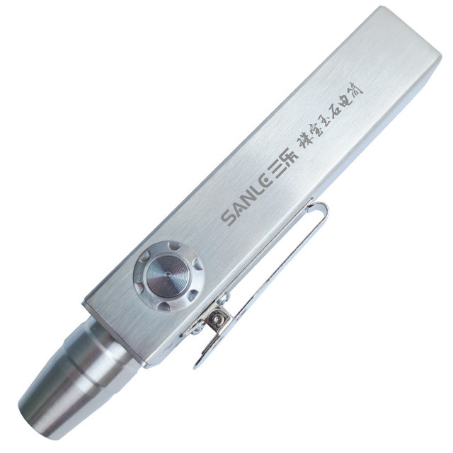 Sanle USB Rechargeable Super Bright Flashlight Jade Appraisal