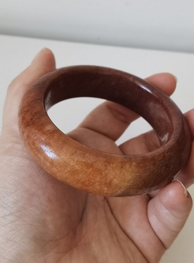 佘太翠红特色玉手镯56圈天然玉石气质女饰品民族风现货不退换秒