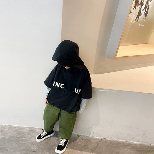 Мультяшный комплект для мальчиков, осенняя куртка, детский лонгслив для отдыха, детская одежда, подходит для подростков