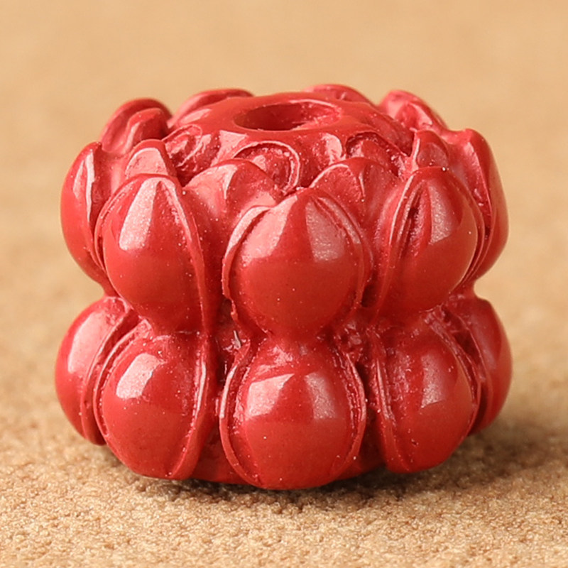 帝王砂小花配件朱砂莲花散珠手链diy手工编织手串材料项链串珠饰,淘宝优惠券,粉丝福利购,淘宝优惠卷